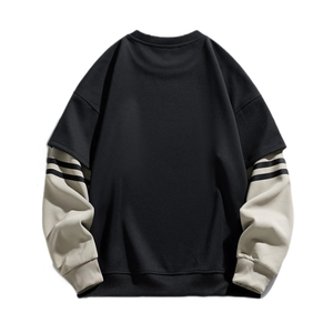 Sweat-shirts épais pour hommes, coupe ample, col rond, de qualité supérieure, en vente - Product Image 3