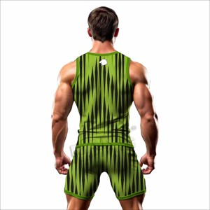 Factory Direct Supply Best Material Made Men Rash Guard <b>Sets</b> Plus Size Men Rash Guard <b>Sets</b> For Fitness Wear - Product Image 2
