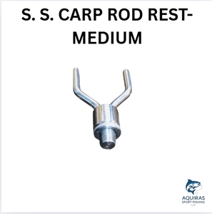 Soporte de caña de pescar de acero inoxidable medio duradero Base de rosca de tornillo Banco de aluminio estable Sistema de aparejos de pesca para bagre - Product Image 3