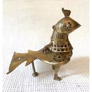 Quemador de incienso de Metal Simple con mango de diseño de estrellas en forma de pájaro para quemador de incienso de iglesia y hogar para decoración del hogar o meditación - Product Image 1