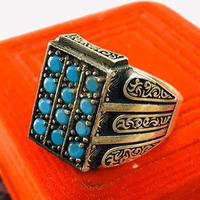 Bague en argent sterling plaqué or 18 carats pour homme, bijou de créateur, meilleure vente