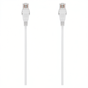 Cable Telefónico Blanco 6P 4C con Conector y Adaptador de 3m 00201133 - Product Image 2