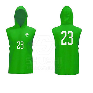 เสื้อแขนกุดมีฮู้ดแขนกุดสำหรับผู้ชาย7on7ธงกีฬาระบายอากาศได้แห้งเร็วกำหนดสีและโลโก้ได้ตามต้องการ - Product Image 4