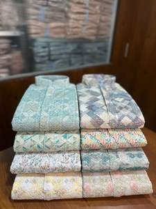 Modern Indo Western Design Trendy Kurta Pyjama Set pour homme Partywear avec imprimé Designer Versatile Designer Outfit Celebrations - Product Image 4