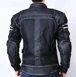 Veste de moto en cuir pour hommes Veste de motard approuvée CE pour toutes les saisons Vente en gros Veste de moto personnalisée de haute qualité - Product Image 3