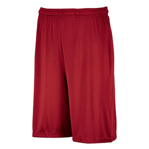 Pantalones cortos atléticos de poliéster y algodón hechos en fábrica con bolsillos Ropa de entrenamiento de verano y gimnasio de lona transpirable para correr Jogging - Product Image 6
