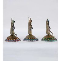 Ensemble de poupées dansantes en métal multicolores, 3 modèles traditionnels, écologiques, personnalisables, artisanat en métal fait main, haute qualité, livraison rapide