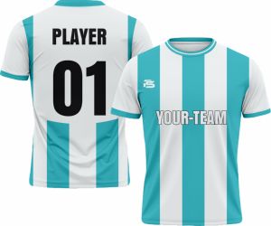Maillot de football en coton 2025 polyester imprimé par sublimation 100%, maillot de football de sport à impression numérique, vêtements de football - Product Image 6