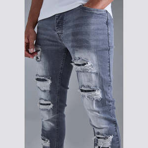 Pantalon en jean OEM 2026 personnalisé, coupe ample, style streetwear populaire pour hommes, vente en gros - Product Image 6