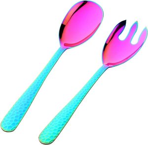 Serveur de salade en métal dans un nouveau Design cuillère et fourchette à salade en métal dans un nouveau Look serveur de salade en métal pour la cuisine et le mariage - Product Image 6