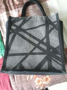 Handmade Natural <b>Jute</b> Canvas Tote Bags With Rope Handles Customize Shape Heavy Quality <b>Sacks</b> Latest Prices Grocery Use Bags - Product Image 6