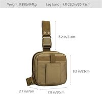 Vente en gros Sac de jambe de moto étanche Sac de jambe tactique d'extérieur Logo personnalisé Sac de taille Pochette de cuisse de hanche pour hommes et femmes