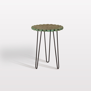Mesas auxiliares de madera de estilo tradicional moderno, mesitas de noche al por mayor para dormitorio, comedor, sala de estar, uso para café y mesa auxiliar - Product Image 2
