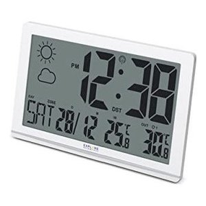 นาฬิกาแขวนผนัง (38.9x2.6x25.5 ซม.) จัมโบ้ ควบคุมด้วยคลื่นวิทยุ สีขาว รุ่น RDC8001 - Product Image 2