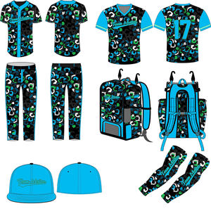 T-shirts de baseball en gros pour hommes et enfants, manches courtes, impression par sublimation, uniformes de softball, design pour kit de jeu de softball à lancer lent - Product Image 1