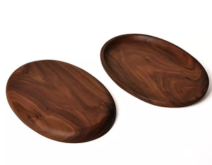 Support en bois d'acacia ovale fait à la main Origine personnalisée Verres de bar en bois antidérapants pour boire du whisky Caractéristique du matériau fini - Product Image 1