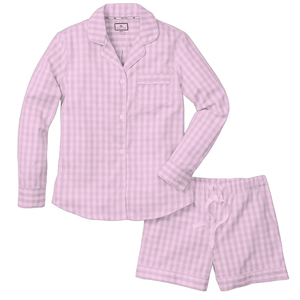 Wholesale Custom Women's Long Sleeve Cotton Pyjamas Factory Wholesale Casual Two-piece Pajamas,Printed Short-sleeved <b>Top</b> and Sho - Product Image 4