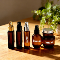 Flacon pulvérisateur en verre de 10 ml avec option d'étiquetage à motif givré sérigraphié pour emballages de parfums et cosmétiques
