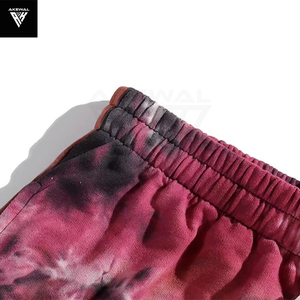 Akewal Short Tie Dye de haute qualité de style américain pour hommes 100% tissu en coton cordon de serrage taille élégant Design personnalisé Short Tie Dye - Product Image 5