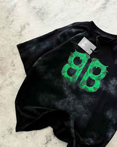 T-shirts de sport pour hommes CUBA SPORTS, 100% coton, 250 g/m², surdimensionnés, col rond long, lettres, logo personnalisé, sérigraphie, ample - Product Image 5