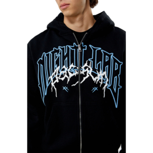 Sudadera con Capucha de Felpa para Hombre, de Alta Calidad, 100% Algodón, Corte Regular, con Cierre, Gruesa, Hombros Caídos, Color Sólido, Invierno, Casual, Secado Rápido, Transpirable - Product Image 4