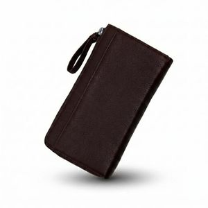 Genuine Leather Deerskin L-Shaped <b>Long</b> <b>Wallet</b> with Character Pattern - Product Image 2