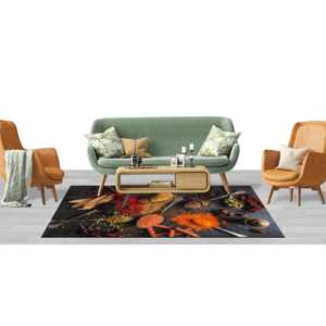 Tapis imprimé - Design aux couleurs vives, tapis moderne imprimé en 3D, tapis doux pour cuisine, salle à manger, chambre à coucher, tapis doux non tissé - Product Image 4