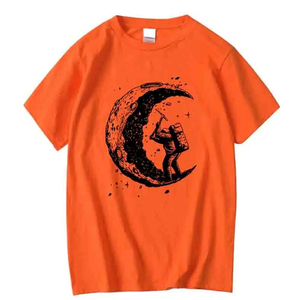 Camiseta de algodón de gran tamaño para hombre y mujer, ropa informal de verano suave transpirable, ropa de calle para gimnasio, elementos esenciales diarios, ligera y cómoda - Product Image 2