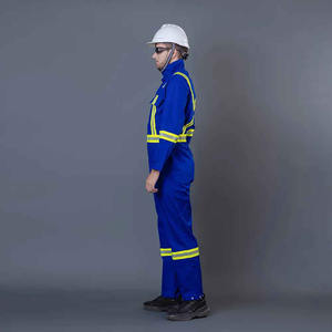 ชุดป้องกันไฟไหม้สำหรับผู้ชาย ผ้าโพลีเอสเตอร์ 100% ชุดทำงานฤดูหนาว ชุดนิรภัยสะท้อนแสงสูง มาตรฐาน ANSI Class 2 EN ISO 20471 Class 2 - Product Image 2