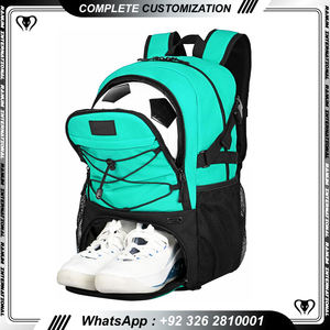 Sac à dos étanche de football américain personnalisé multi couleurs bon marché de haute qualité sacs à dos de sport - Product Image 3