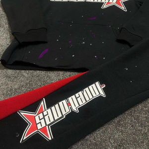 Conjunto Deportivo de 2 Piezas para Hombre, Estilo Hip Hop, 100% Algodón, Sudadera con Capucha Estampada Extra Grande, Pantalones Deportivos de Secado Rápido, Fabricante Personalizado - Product Image 2