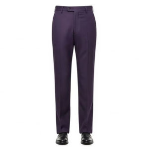 Pantalones de Hombre de Poliéster Liso, Tejido Transpirable y Suave, Corte Clásico, para Oficina, Uso Diario, Venta al por Mayor, Exportación - Product Image 1