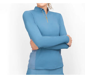 Vêtements équestres de bonne qualité pour femmes, manches longues, couches de Base et legging, culotte d'équitation pour dames - Product Image 4