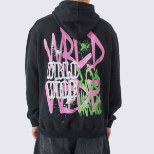 Sudadera con Capucha Estampada para Hombre, de Mezcla de Algodón/Poliéster, de Primera Calidad, para Invierno, Ropa Urbana, con Logotipo Personalizado, Impresión a Color, MOQ Bajo - Product Image 2