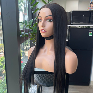 <b>Long</b> Virgin Hair Single Donor <b>Wig</b> with Transparent Lace and Rainbow Color Options for Women - Product Image 2