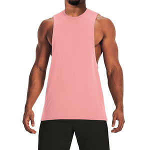 Débardeur streetwear pour homme, impression de logo personnalisée, performance accrue, look décontracté, débardeur pour homme - Product Image 3