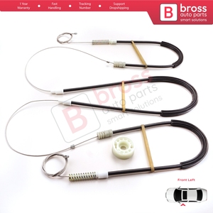 BWR914 Kit de reparación de regulador de ventana izquierda para Golf MK3 MK4 A3 1E7 1V7 1994-2002 2 puertas Cabrio Convertible 1E0837401 - Product Image 3