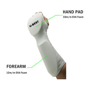 Protector de Antebrazos y Protectores de Tela Blancos U-BEST para Entrenamiento de Artes Marciales, Taekwondo, Karate, Muay Thai, Kick Boxing, Sparring - Product Image 2