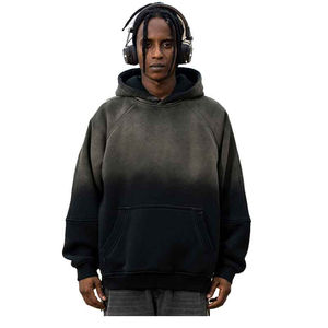 Custom Cotton Wholesale High Quality Plain OEM Custom Vintage <b>Paint</b> Splatter Sun Faded Oversized Hoodie for Men - Product Image 1