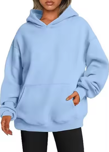 High Quality Oversized Autumn Pullover Sweatshirts Custom Streetwear <b>Polyester</b> <b>Hoodies</b> for Women OEM/ODM Embroidered Fashion - Product Image 2