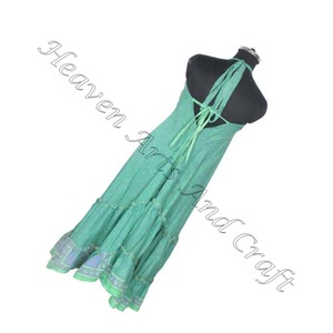 2023 robe saree en soie Vintage indienne pour dames tenue de fête multicolore avec style long dernier style de mode - Product Image 6