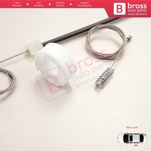 ชุดซ่อมมอเตอร์กระจกหน้าต่างด้านหลังซ้าย รุ่น BWR5035 สำหรับรถยนต์ซีรีส์ 5 E60 E61 ปี 2003-2010 แบบ 4/5 ประตู รหัสอะไหล่ 51357184745 - Product Image 4