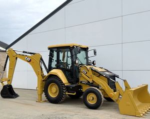 จัดส่งฟรี CAT 420/424 รถตักล้อยางขับเคลื่อน 4 ล้อ พร้อมใบมีดขุดดิน ได้รับการรับรอง EPA CE ใช้ระบบไฮดรอลิก Eaton พร้อมมอเตอร์ ปั๊ม เกียร์บ็อกซ์ และ PLC - Product Image 5