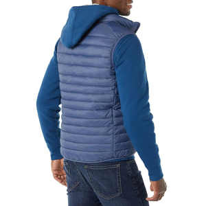 Chaleco Acolchado sin Mangas para Hombre, Ropa Deportiva para Exteriores, Precio al por Mayor, Chaleco con Capucha, Estilo Burbuja, con Parches Bordados - Product Image 3