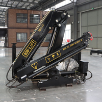 Grue à flèche articulée Bob-Lift 3,2 tonnes montée sur camion Grue hydraulique pour camion à vendre