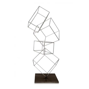 Adorno de escritorio de aluminio más vendido, figura de escultura elegante, diseño de lujo, escultura de cara de señora de Metal para decoración del hogar - Product Image 6
