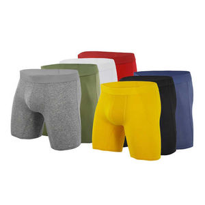 Sous-vêtements pour garçon avec logo personnalisé, sous-vêtements jetables en stock, boxer pour homme, sous-vêtements pour homme en coton et élasthanne, prix de gros OEM - Product Image 1