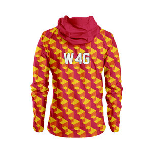 Veste de course légère en nylon 100% avec capuche, fermeture éclair, imperméable, respirante et coupe-vent, idéale pour le printemps - Product Image 5