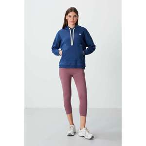 Sweat-shirt à capuche oversize pour femme TommyLife, pull en mélange de coton, manches longues, noir, tailles S-XXL, modèle 97291 - Product Image 6