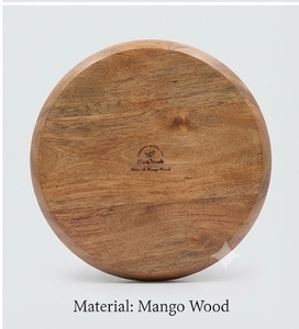 Bandeja Decorativa de Madera Ecológica con Recubrimiento Esmaltado, Diseño Abstracto Bohemio en Rosa y Negro, Personalizable, para la Vuelta al Cole - Product Image 4